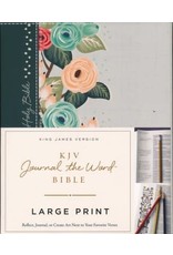 Large Print Journal the Word Bible Hardcover Floral