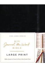 Large Print Journal the Word Bible Black Hardcover
