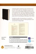 Large Print Journal the Word Bible Black Hardcover