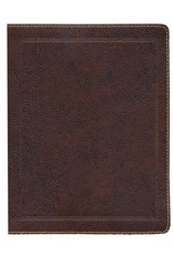 Large Print Journal the Word Bible Brown Bonded Leather