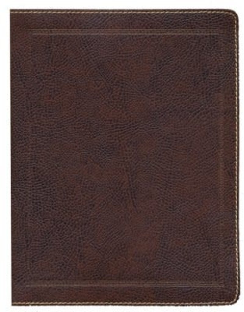 Large Print Journal the Word Bible Brown Bonded Leather