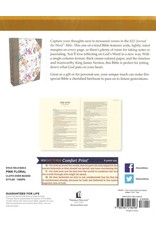 Journal the Word Bible Pink Floral Hardcover