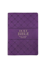 Super Giant Print Bible Purple Leathersoft