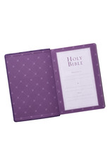 Super Giant Print Bible Purple Leathersoft