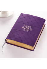 Super Giant Print Bible Purple Leathersoft