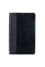 Giant Print Standard Bible Black Faux Leather With Thumb Index