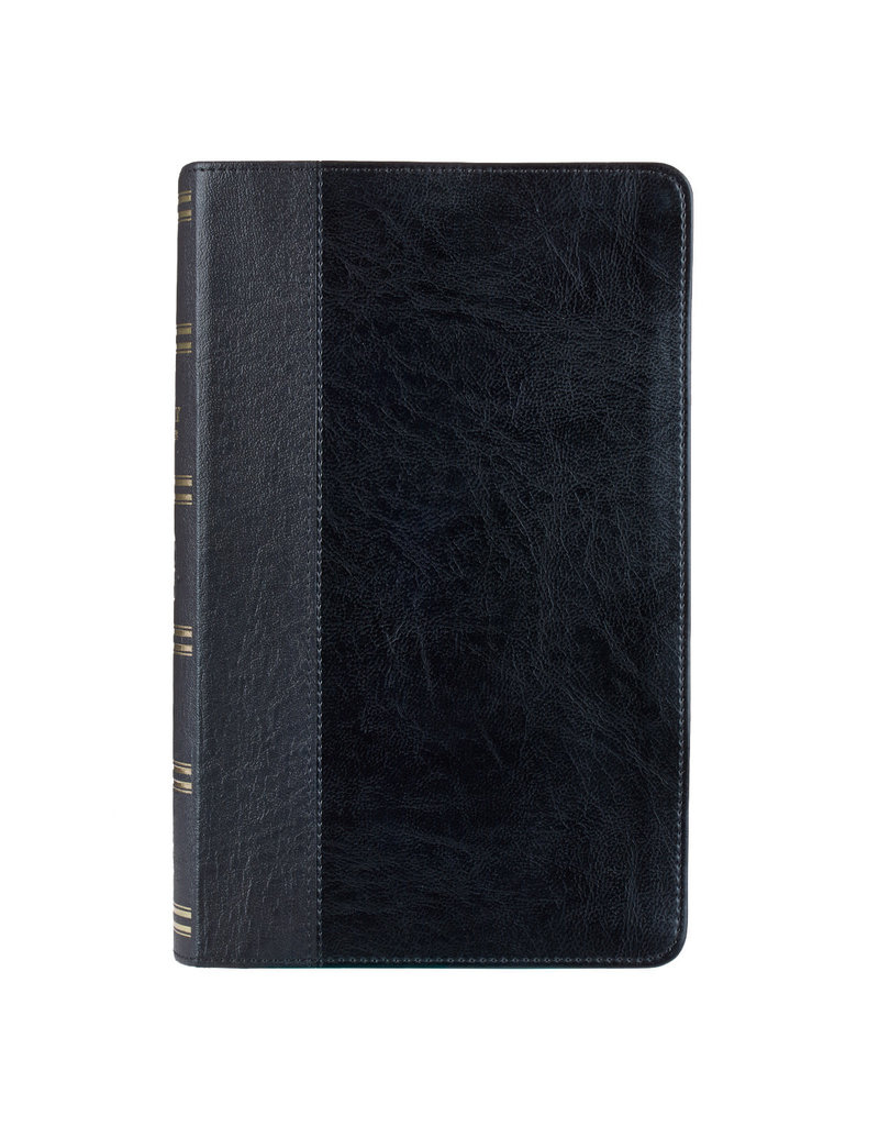 Giant Print Standard Bible Black Faux Leather With Thumb Index