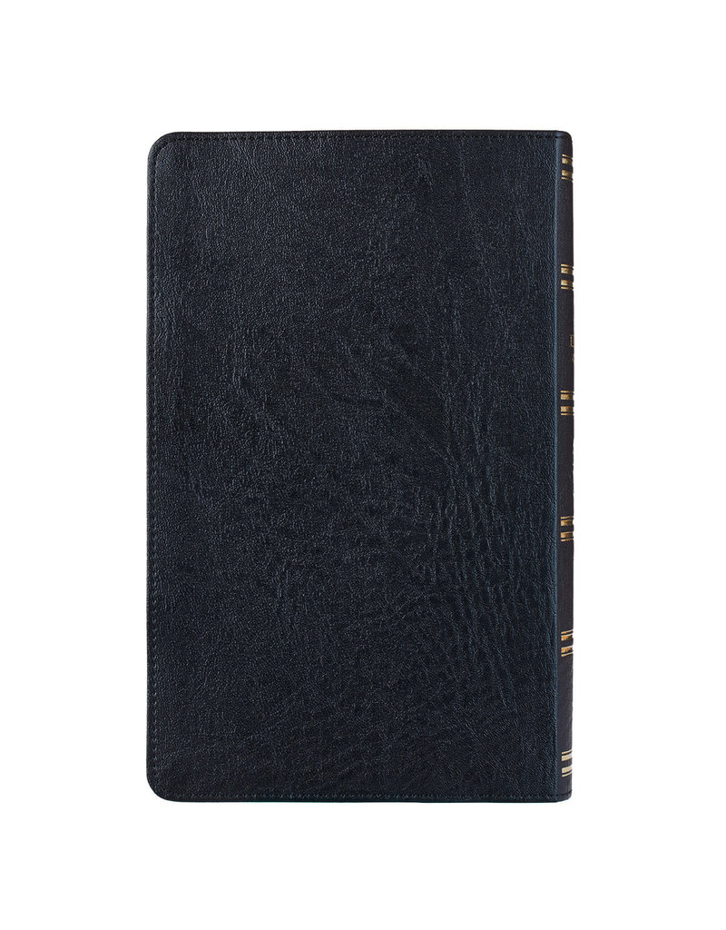 Giant Print Standard Bible Black Faux Leather With Thumb Index