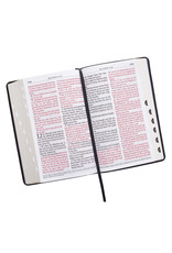 Giant Print Standard Bible Black Faux Leather With Thumb Index