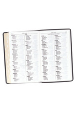 Giant Print Standard Bible Black Faux Leather With Thumb Index