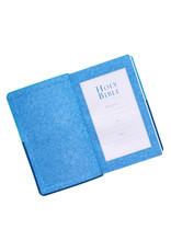 Giant Print Standard Bible Duo-tone Blue Leathersoft
