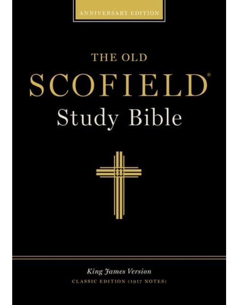 Old Scofield Classic Edition Study Bible Black Cowhide