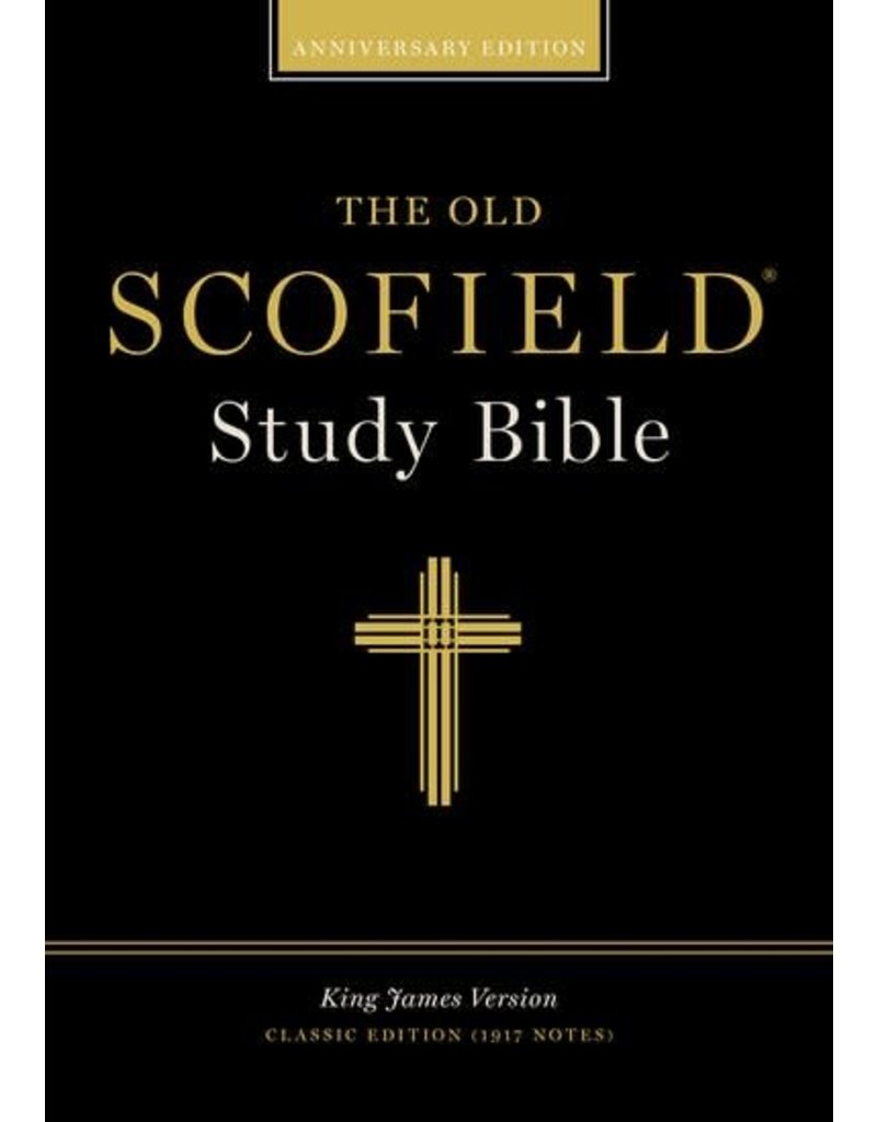 Old Scofield Classic Edition Study Bible Black Cowhide Thumb-Indexed