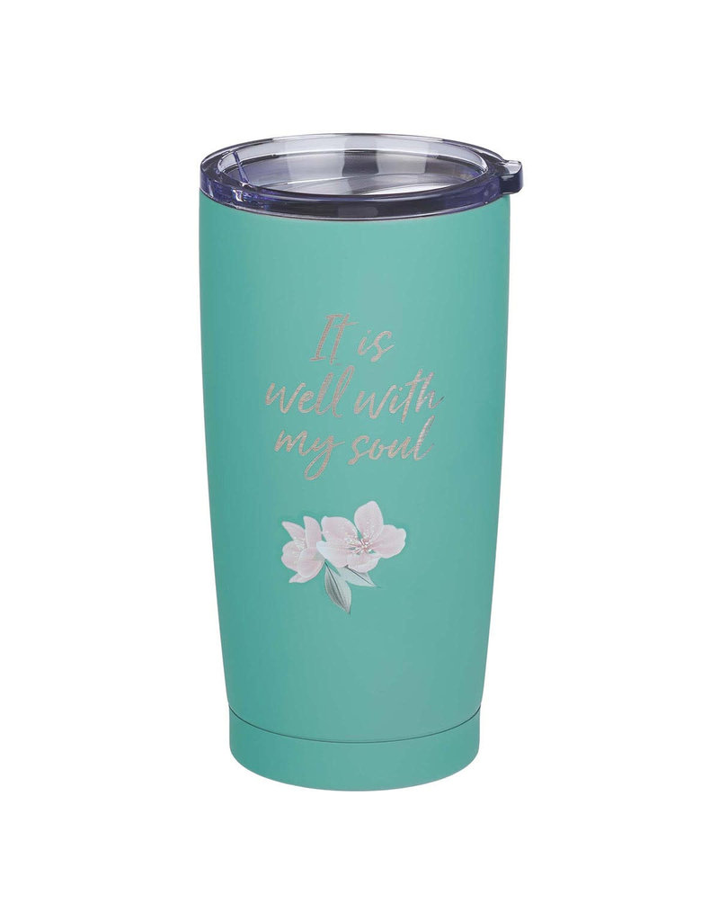 It Is Well Stainless Steel Mug in Green