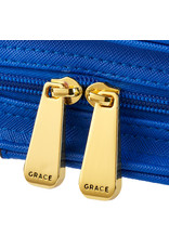 Amazing Grace Blue Faux Leather Purse-style Fashion Bible Cover