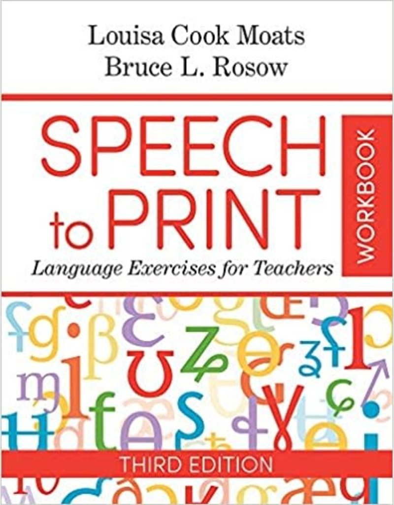 Speech to Print Workbook. 3rd edition