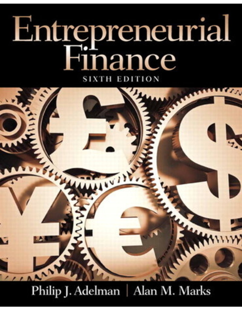 Entrepreneurial Finance 6th Edition