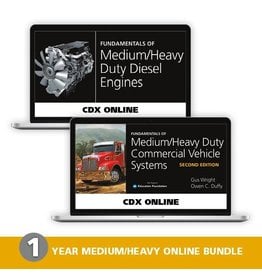 Medium/Heavy Duty Commercial Vehicle Systems Second Edition ONLINE + Medium/Heavy Duty Diesel Engines ONLINE - 1 Year Access Code