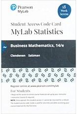 MyLab Math for Business Mathematics 18 Week Access Card