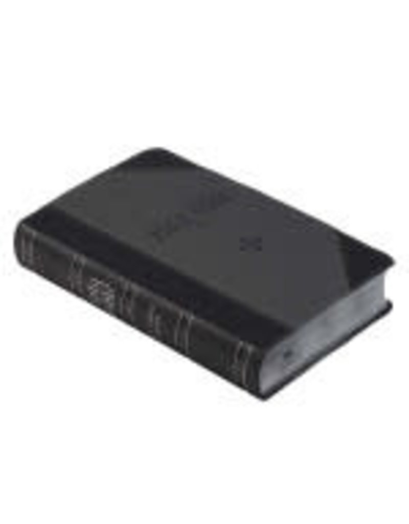 Giant Print Standard Bible two Tone Black/Gray Leathersoft Thumb Indexed