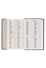 Giant Print Standard Bible two Tone Black/Gray Leathersoft Thumb Indexed