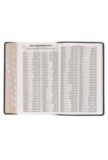 Giant Print Standard Bible two Tone Black/Gray Leathersoft Thumb Indexed
