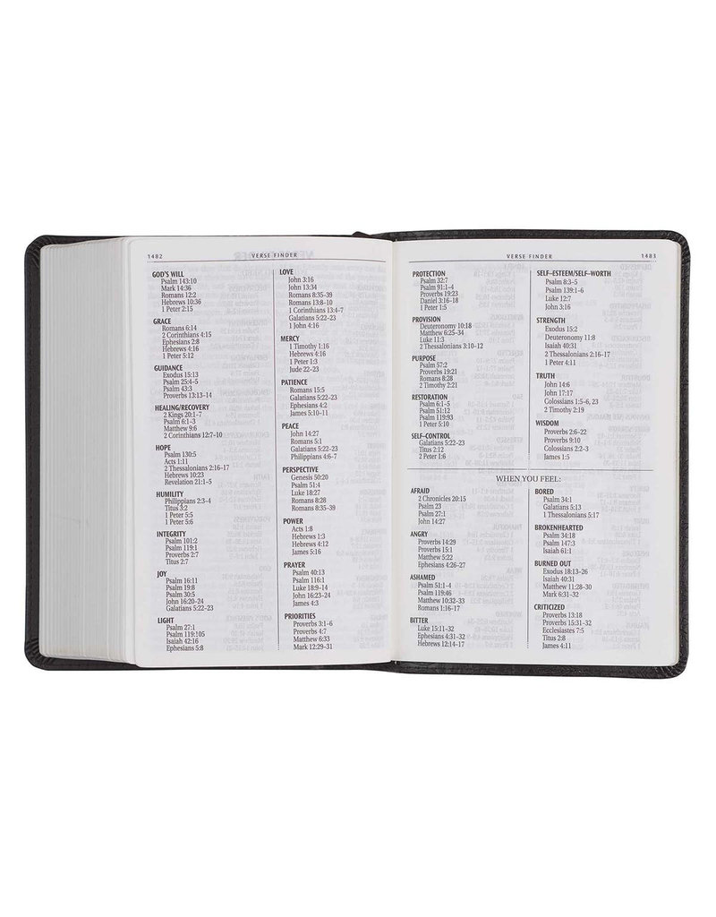 Large Print Black Compact Bible
