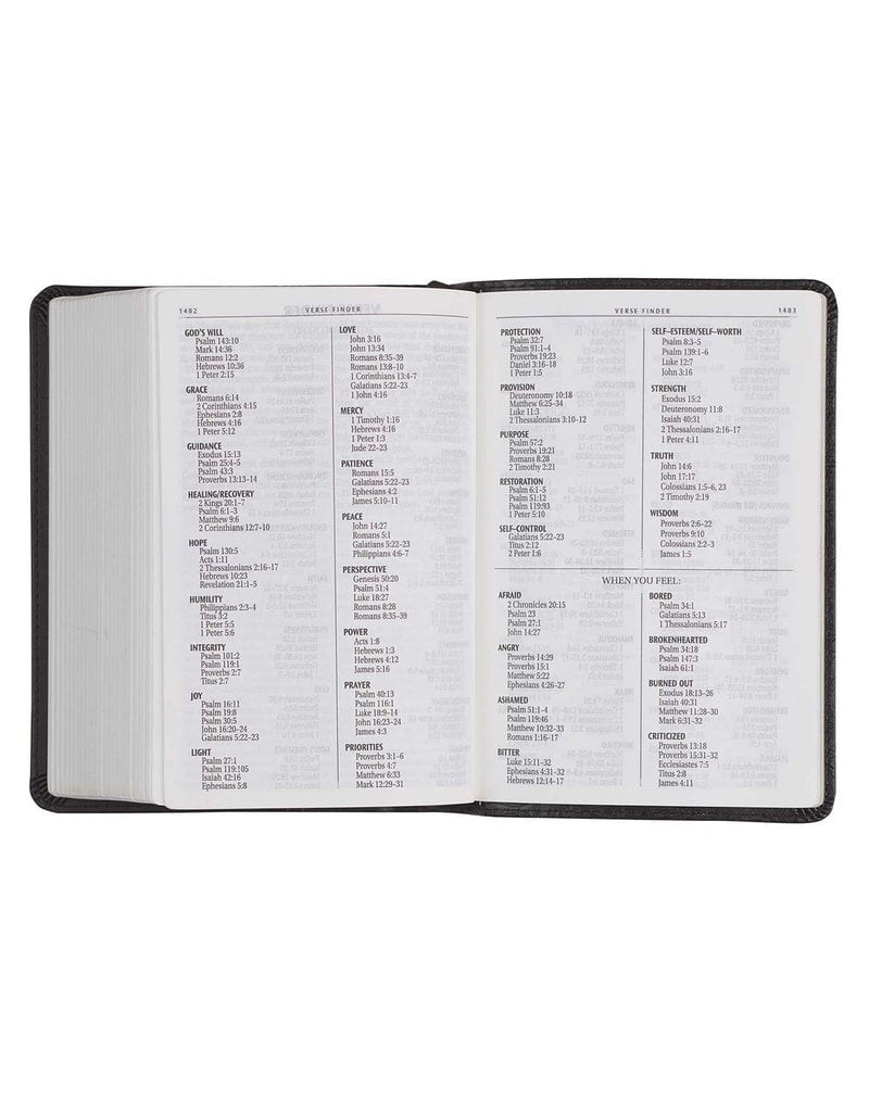 Large Print Black Compact Bible