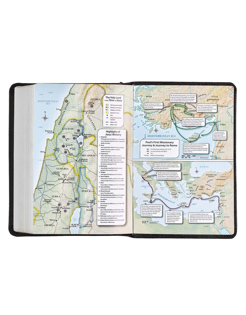 Large Print Black Compact Bible