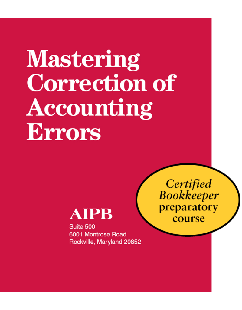 Mastering Correction of Accounting Errors