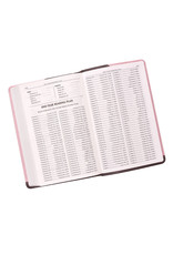 Brown and Pink Faux Leather King James Version Deluxe Gift Bible