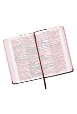 Brown and Pink Faux Leather King James Version Deluxe Gift Bible