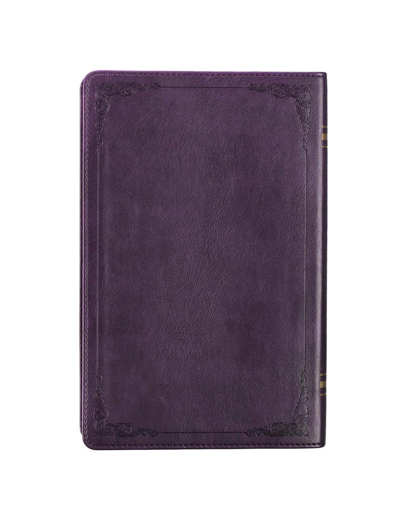 Gift Edition Bible Purple Leathersoft Thumb Indexed