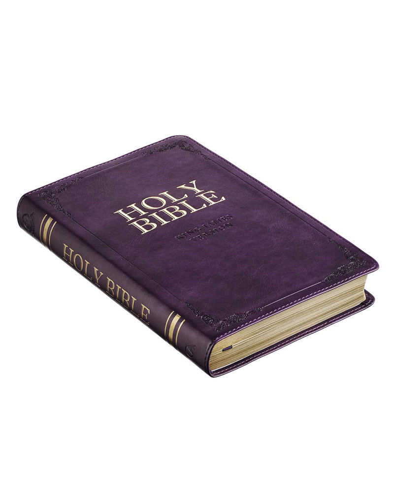 Gift Edition Bible Purple Leathersoft Thumb Indexed