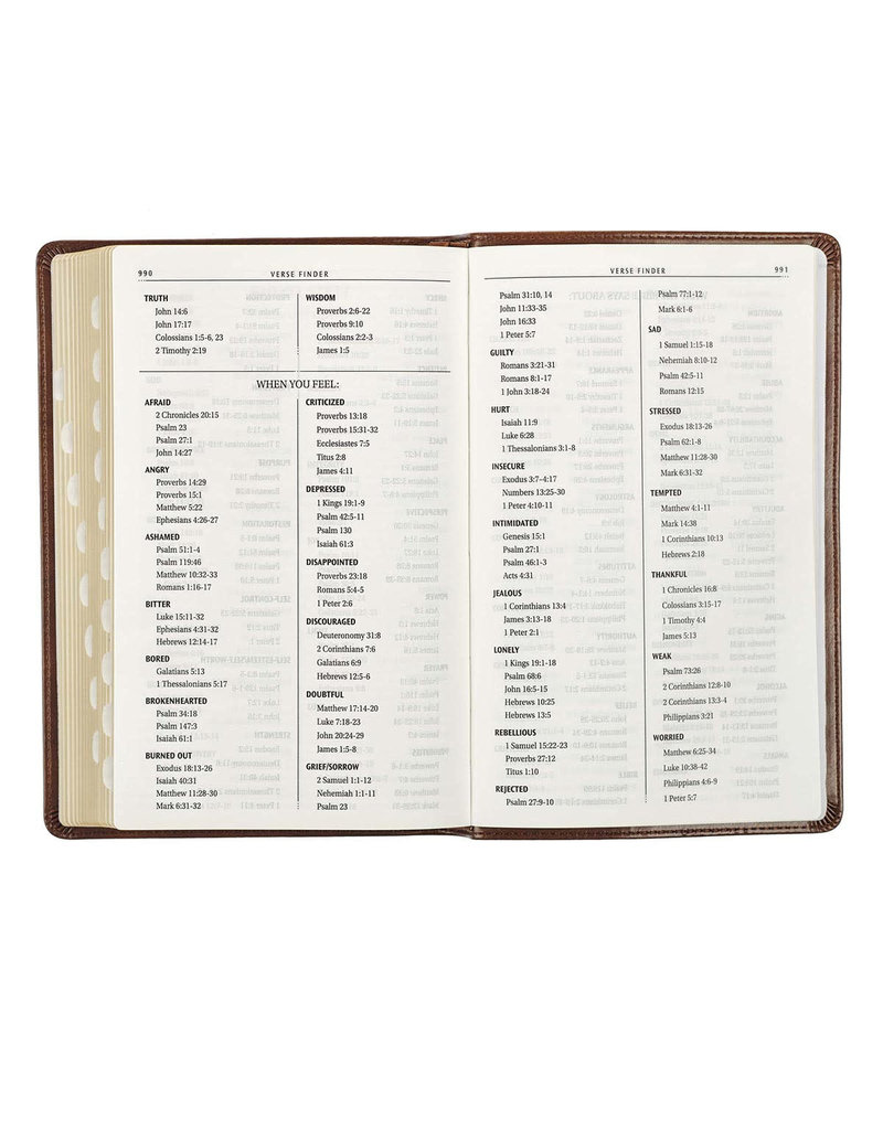 Gift Edition Bible Purple Leathersoft Thumb Indexed