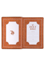 Giant Print Full-Size Bible Tan Leathersoft Thumb Indexed