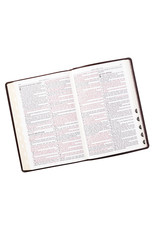 Thinline Large Print Bible Dark Brown Leathersoft Thumb Indexed