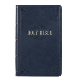 Giant Print Standard BibleDark Blue Leathersoft Thumb Indexed