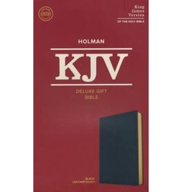 Deluxe Gift Bible, Black LeatherTouch