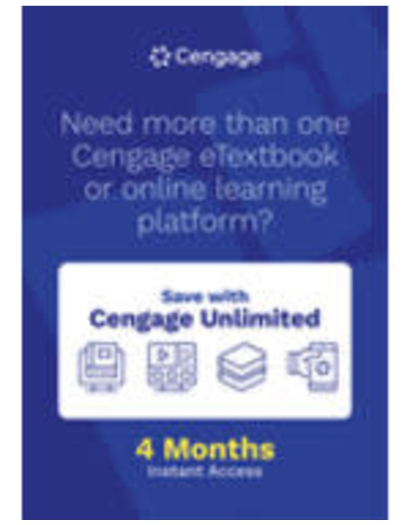 Cengage Unlimited Printed Access Card