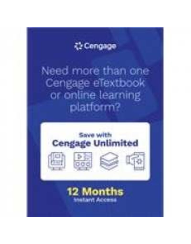 Cengage Unlimited Printed Access Card