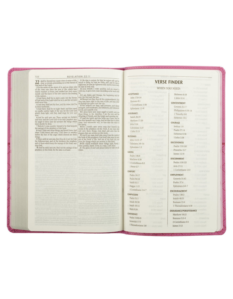 Gift Edition Bible Slimline Pink