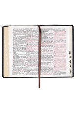 Black Framed Faux Leather KJV Deluxe Gift Bible with Thumb Index