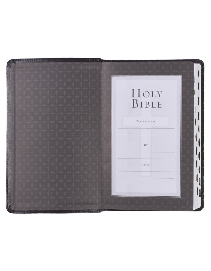 Gift Edition Bible Black Leathersoft Thumb Indexed