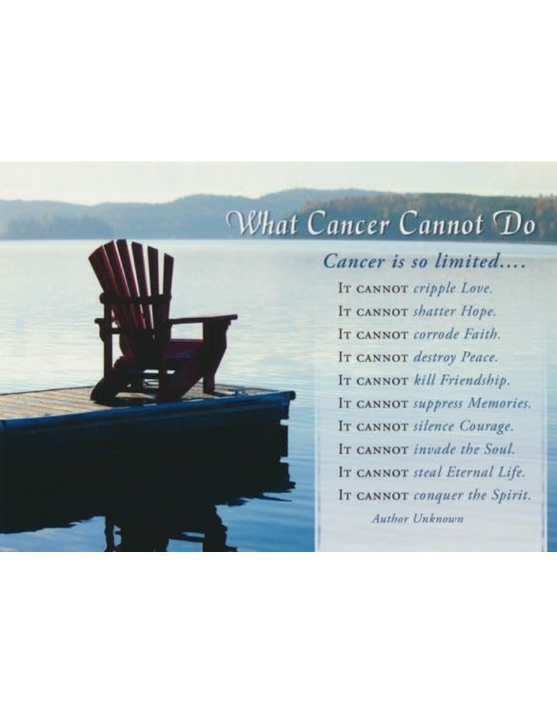 What Cancer Cannot Do