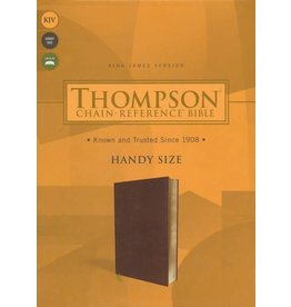 Thompson Chain-Reference Handy Size Bible Brown Leathersoft