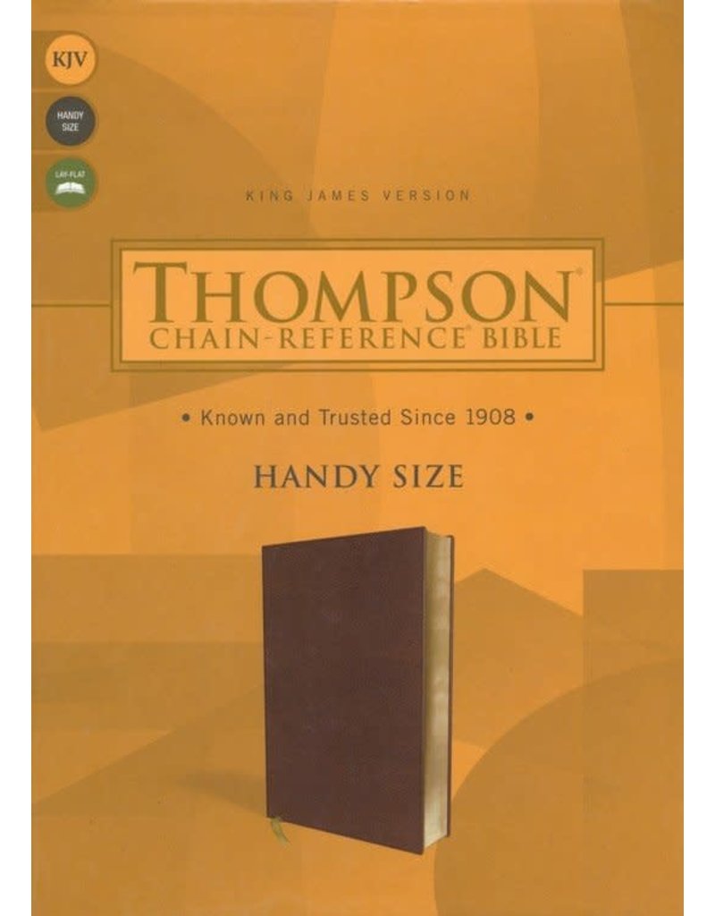 Thompson Chain-Reference Handy Size Bible Brown Leathersoft