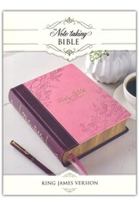 Brown and Pink Faux Leather Hardcover Note-taking Bible