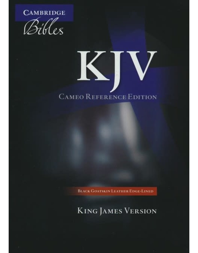 Cambridge KJV Cameo Reference Edition Black Goatskin