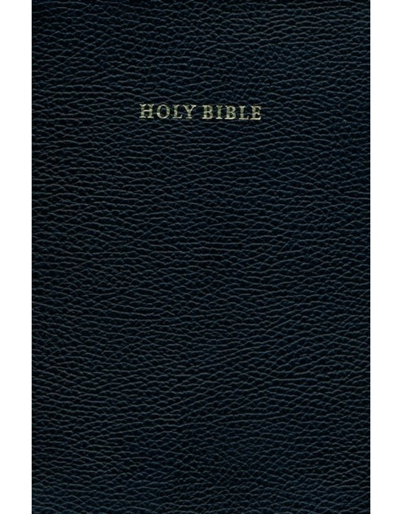 Cambridge KJV Concord Black Calf Split Leather